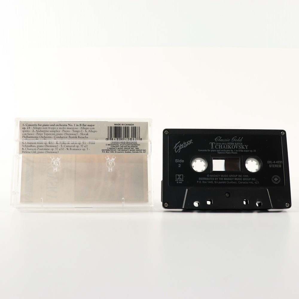 Tchaikovsky: Concerto for Piano & Orchestra No. 1 in B flat (Cassette Tape 1993) - Picture 2 of 5